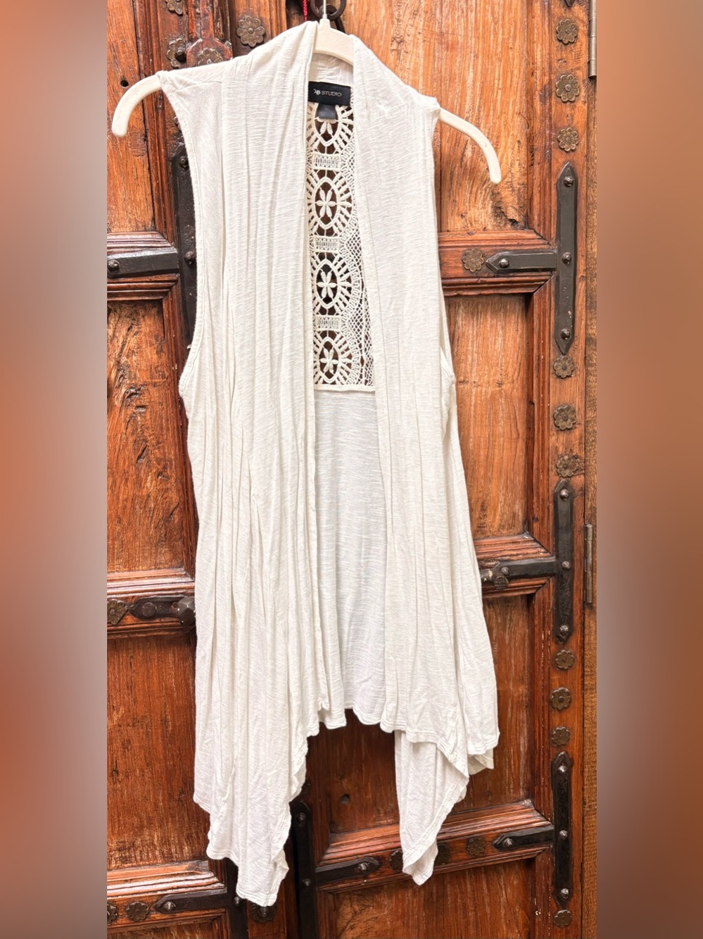 A B Studio Sleeveless Cover Up Vest SZ XXL EUC